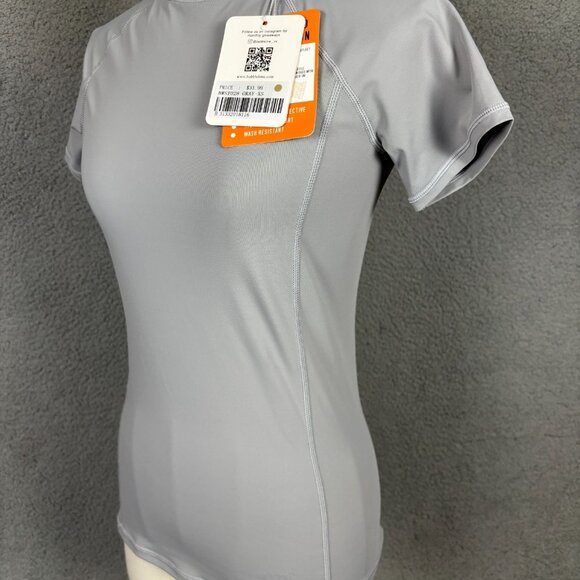 Bubblelime Women's UV Protection Short Sleeve Rash Guard Gray Size XS NWT's - Picture 4 of 8